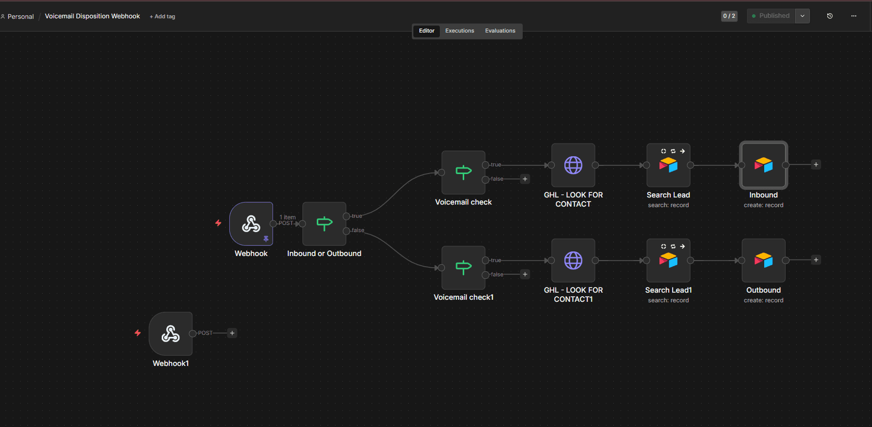n8n payment webhook to Airtable relay