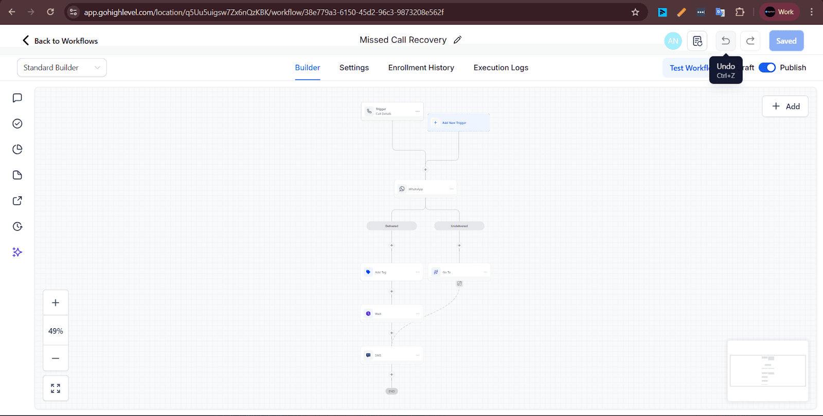 Carpet cleaning automation workflow