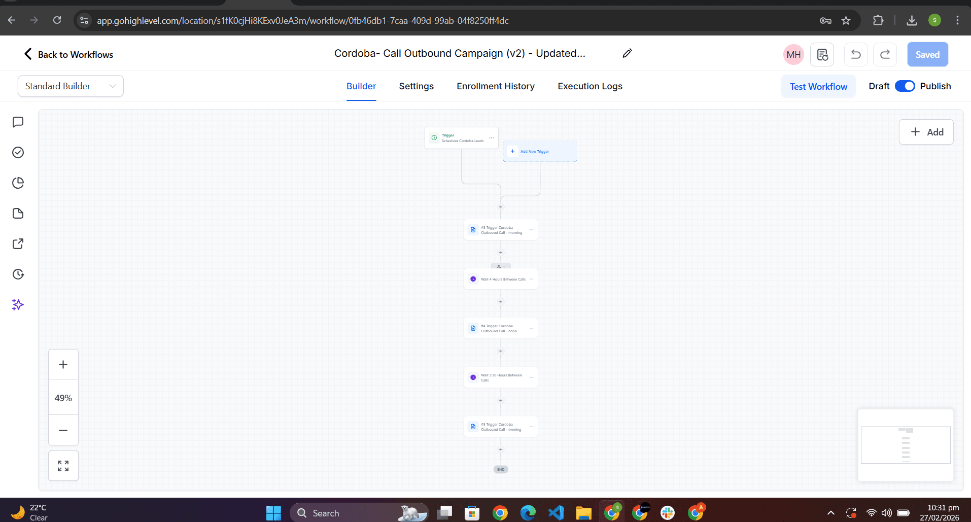 Consumer Shield NSF campaign workflow